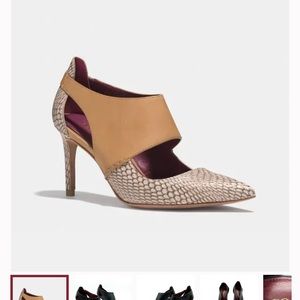 Coach Vanda Print Heels 7.5